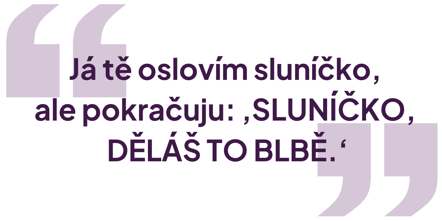 Já tě oslovím sluníčko, ale pokračuju SLUNÍČKO DĚLÁŠ TO BLBĚ, říká Veronika Bambasová v podcastu MANIFESTUJEME (2)